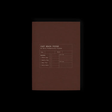Fast Brain Daily Productivity Planner